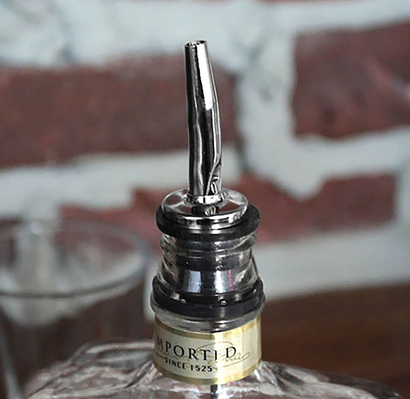 1/2 Gal Cork Tapered Pourer - Stainless Steel - Wide Cork - Image 2