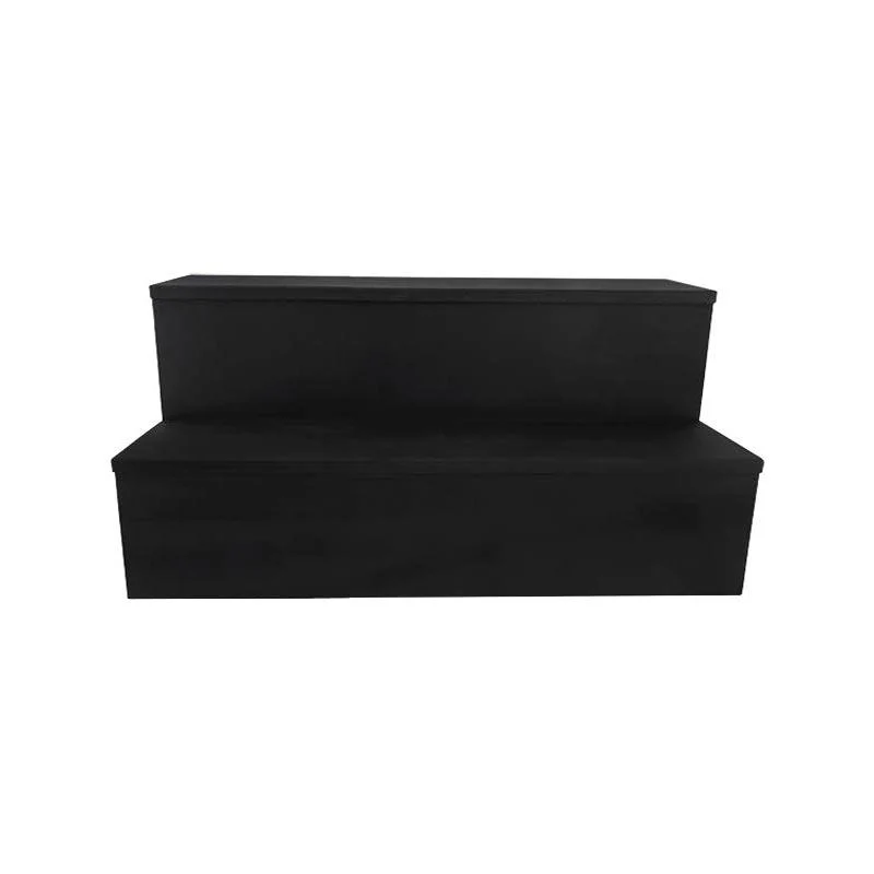 1.75 Liter Bottle Wooden Liquor Shelves - 2 Tier - Black - Image 4