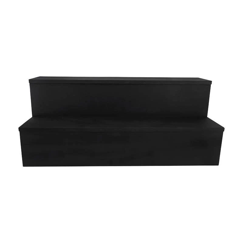 1.75 Liter Bottle Wooden Liquor Shelves - 2 Tier - Black - Image 5