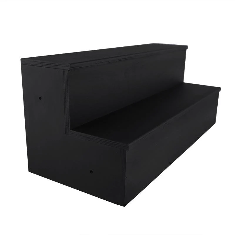 1.75 Liter Bottle Wooden Liquor Shelves - 2 Tier - Black - Image 6