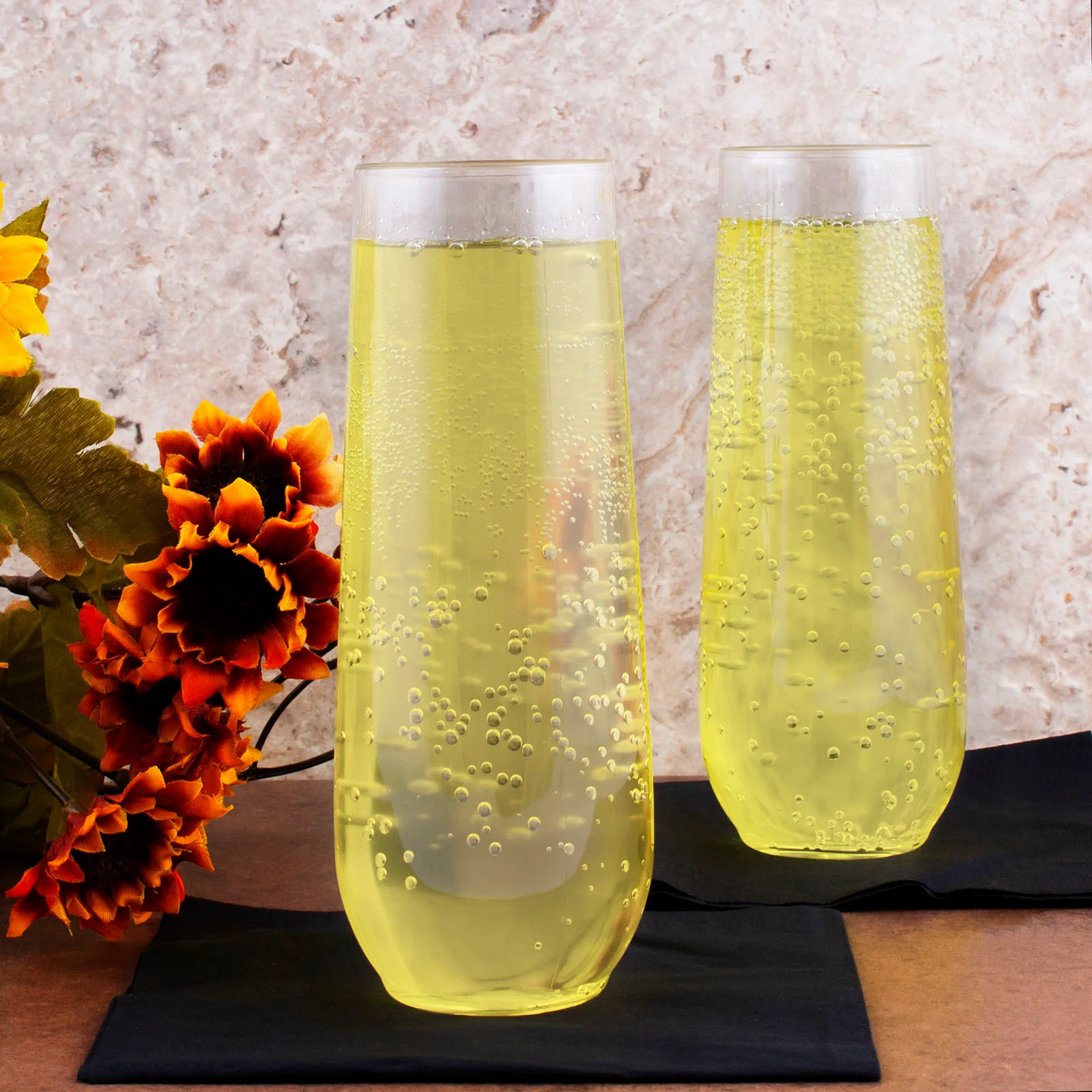 10 ounce - Stemless Champagne Flute: Box of 6 - Image 4