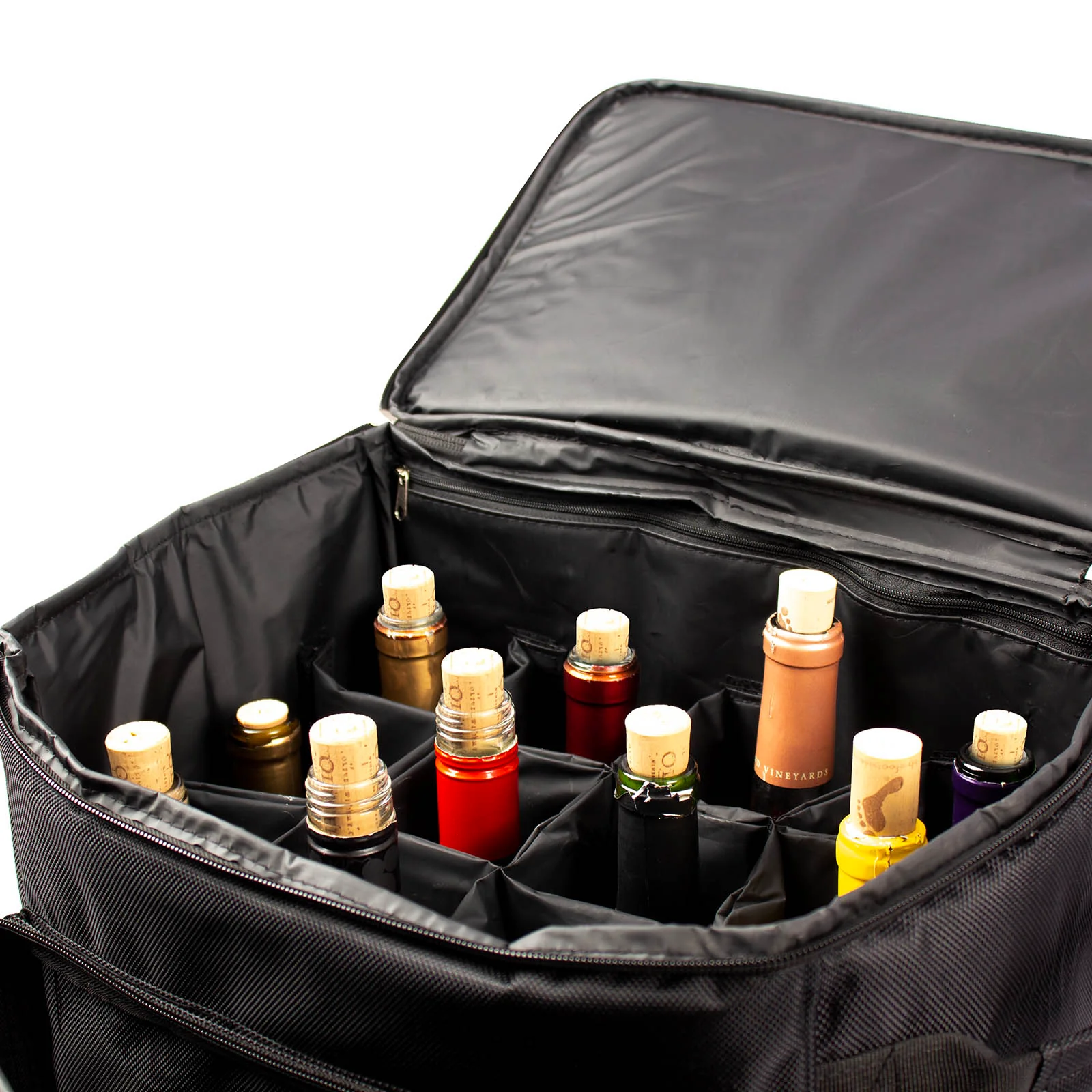 Traveling Alcohol Trolley Bag - 12 Bottle - Image 2