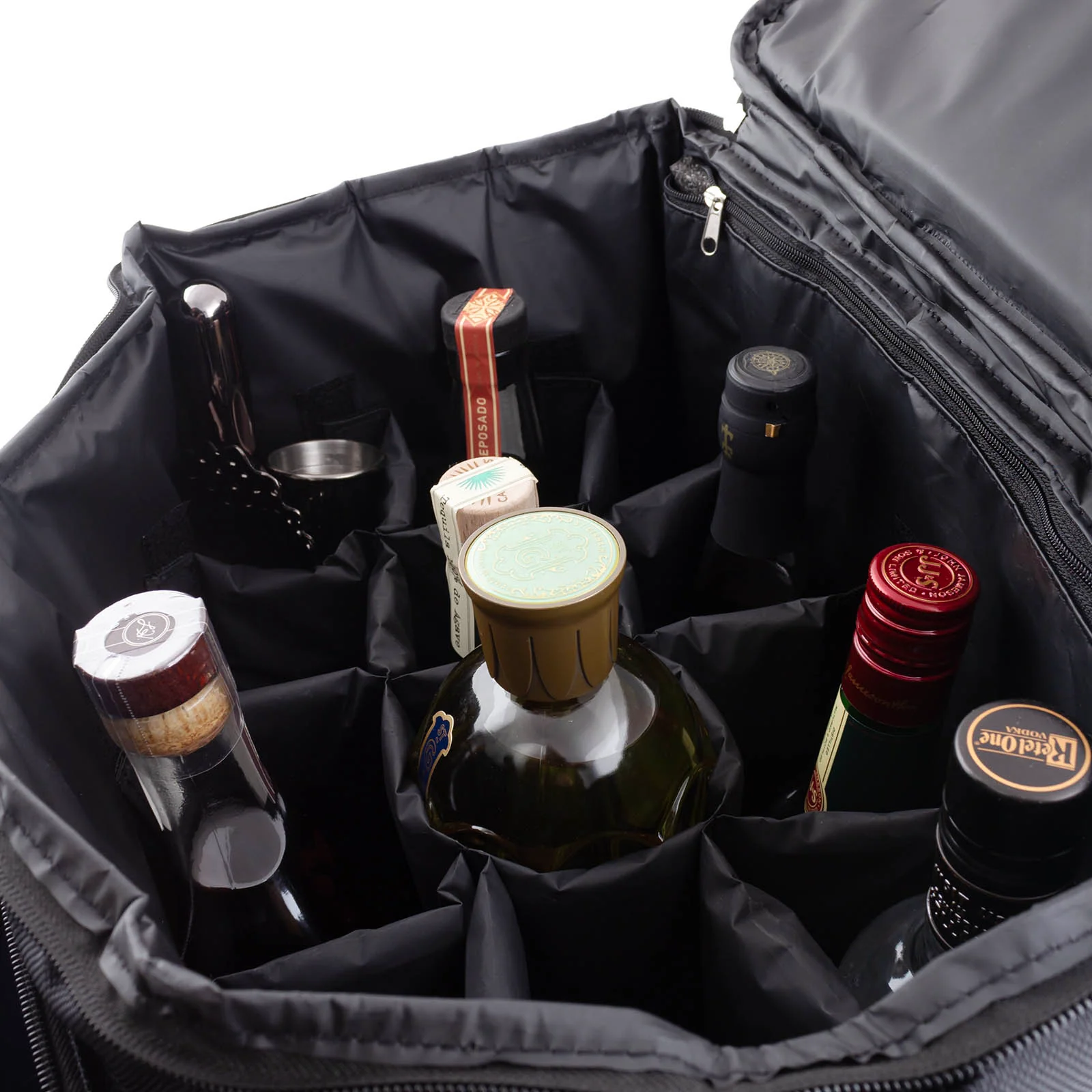 Traveling Alcohol Trolley Bag - 12 Bottle - Image 5
