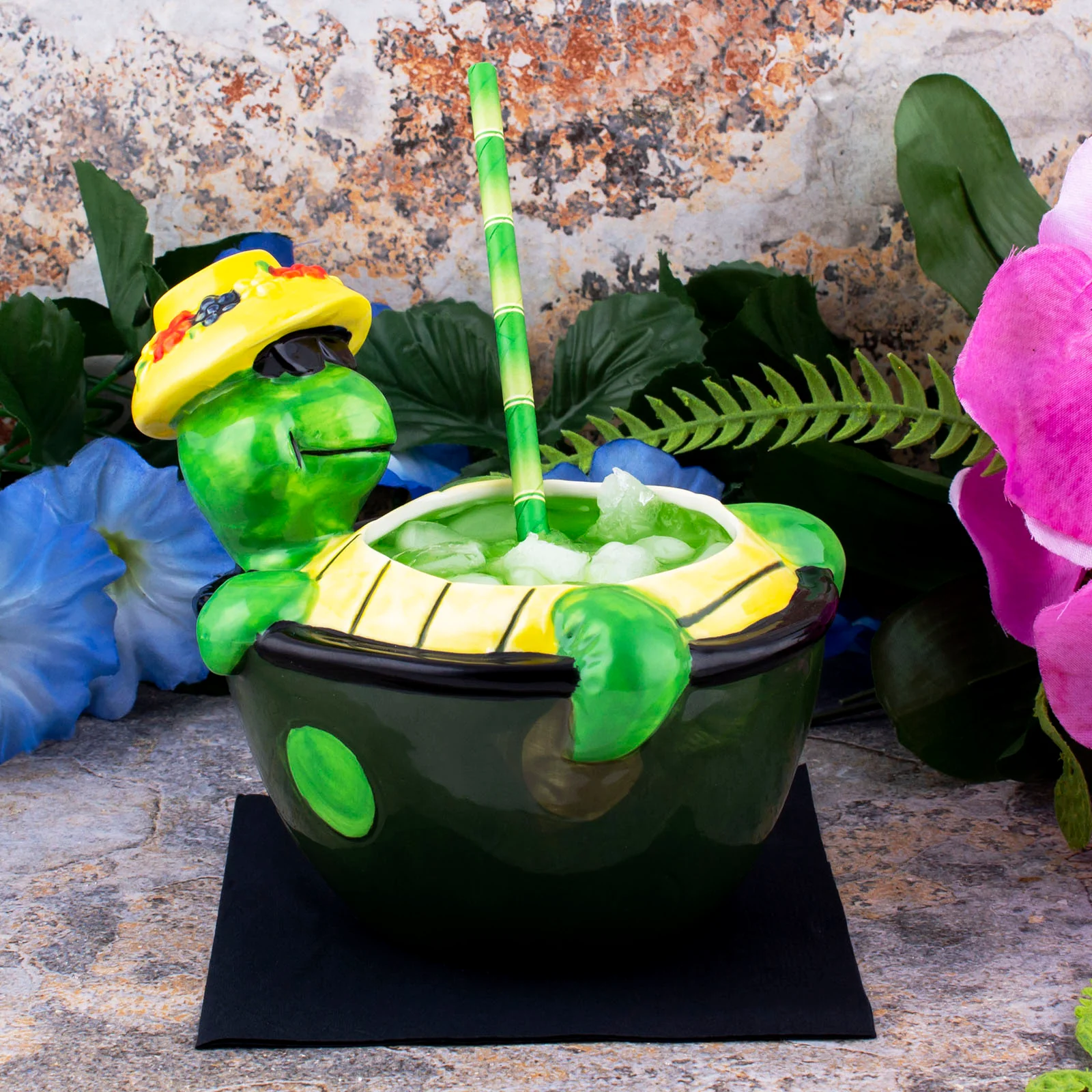 16 ounce - BarConic® Tiki Drinkware - Tiki Turtle - Image 3