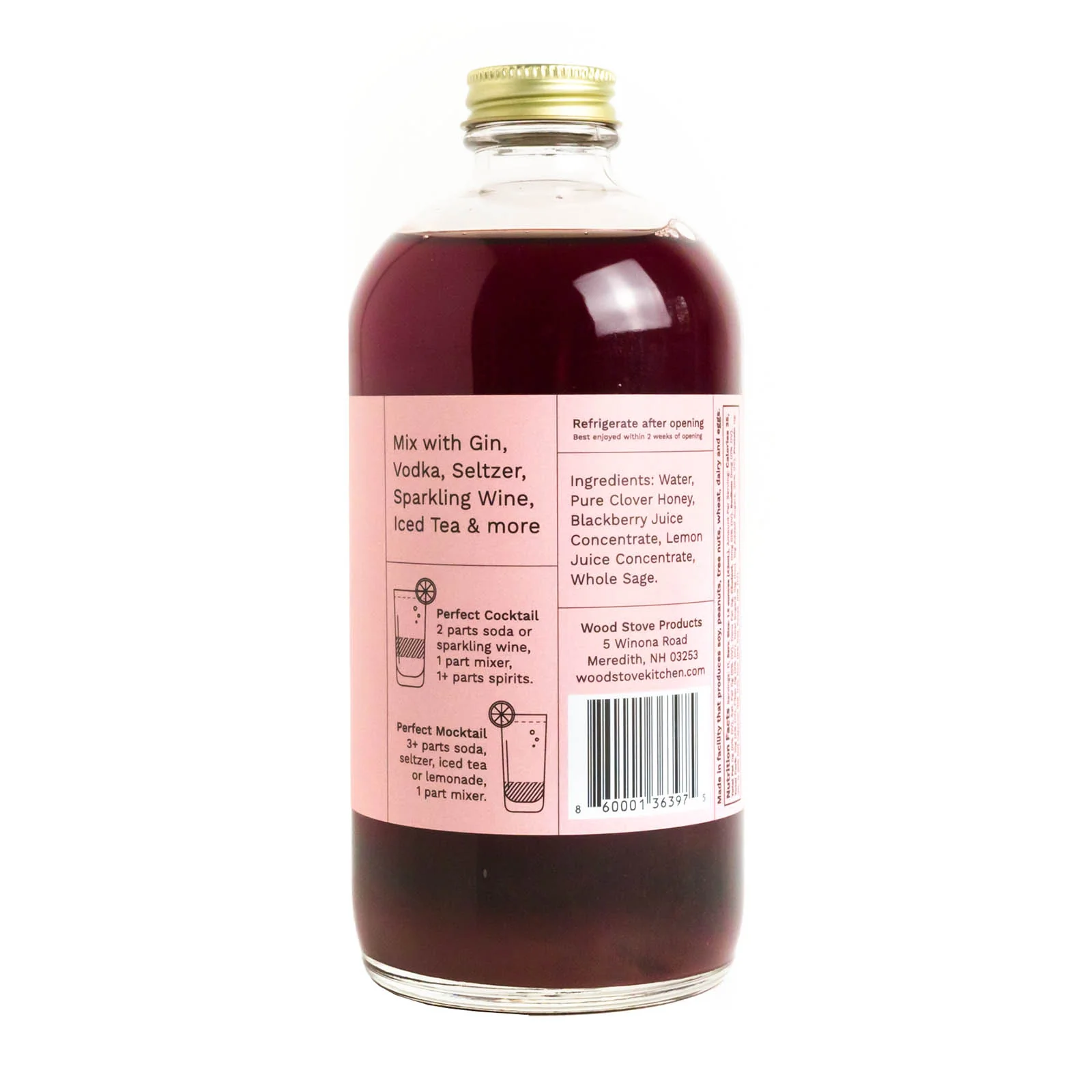 16 ounce - Blackberry & Sage Mixer - Image 2