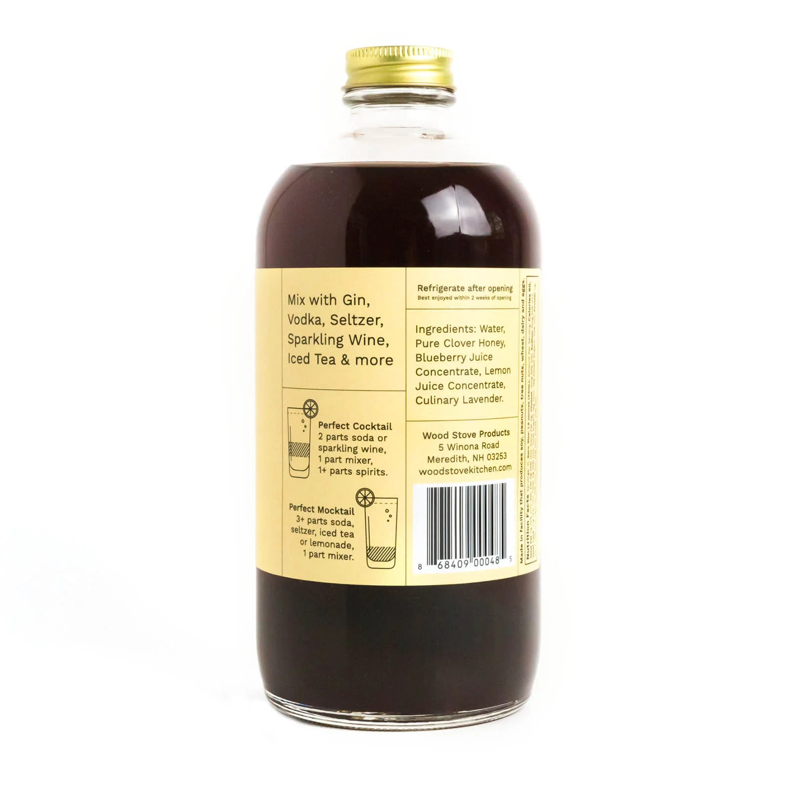 16 ounce - Blueberry & Lavender Mixer - Image 2