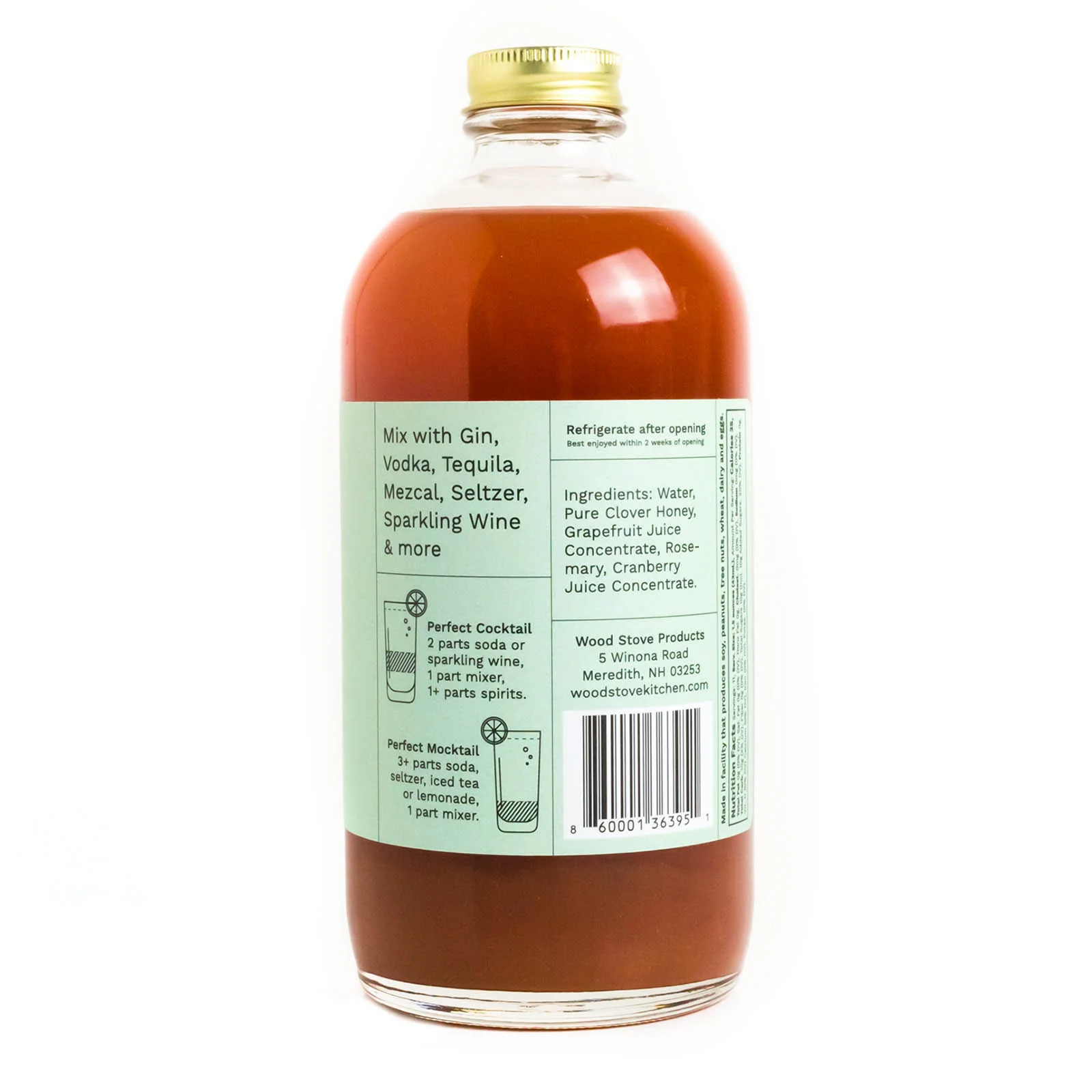 16 ounce - Grapefruit & Rosemary Mixer - Image 3