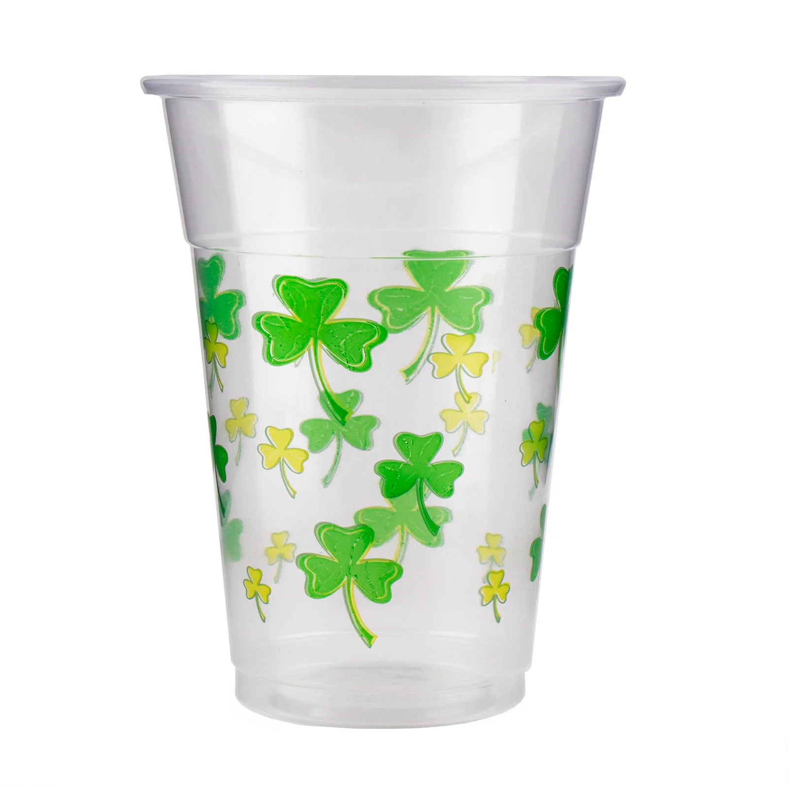 16 ounce Soft Plastic Cups - St. Patrick's - 20 Ct.