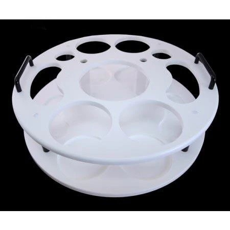 18 inch Plastic Bottle Service Tray - Holds 2 Bottles - Image 6