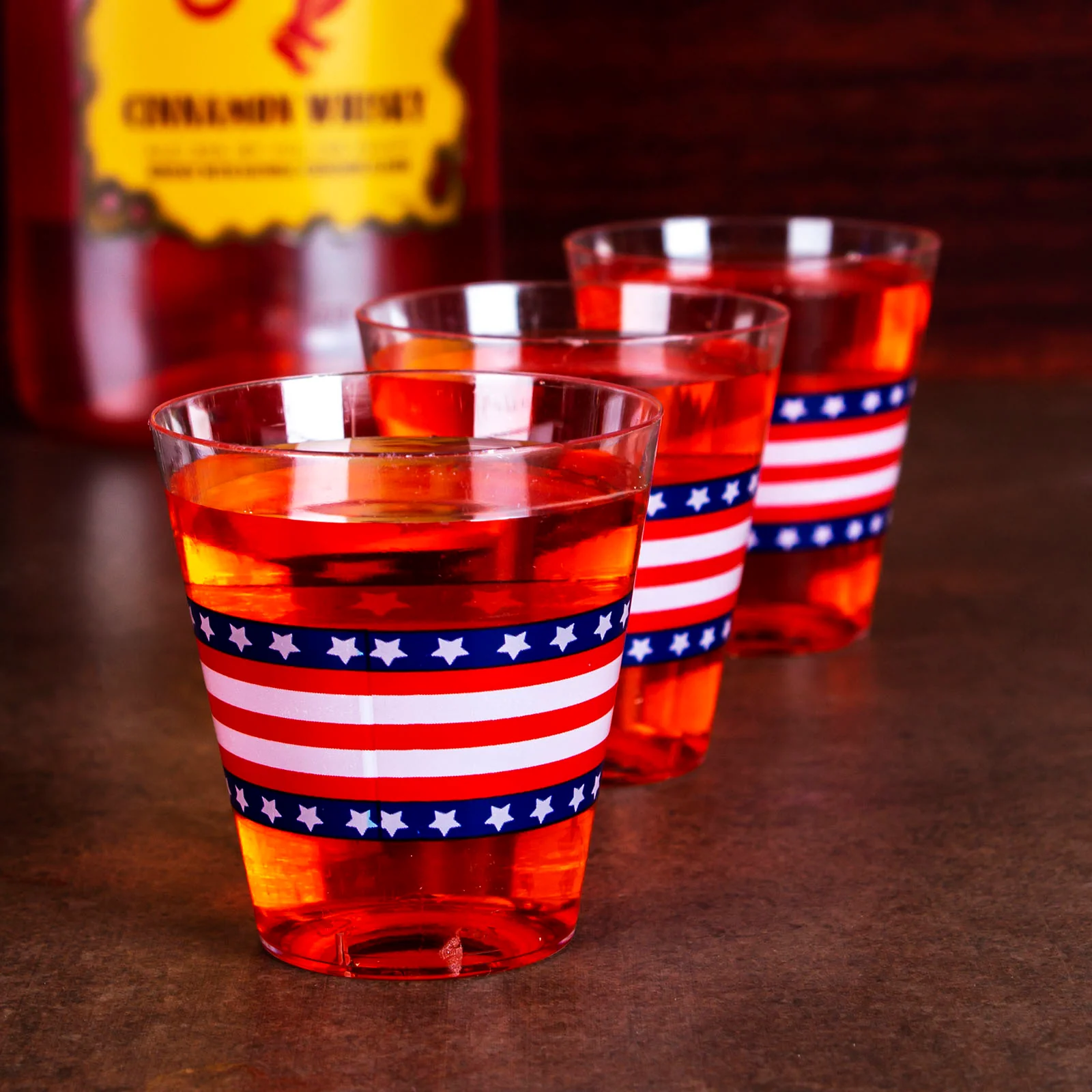 2 ounce - Flag Print Shot Glasses - 40ct. - Image 2