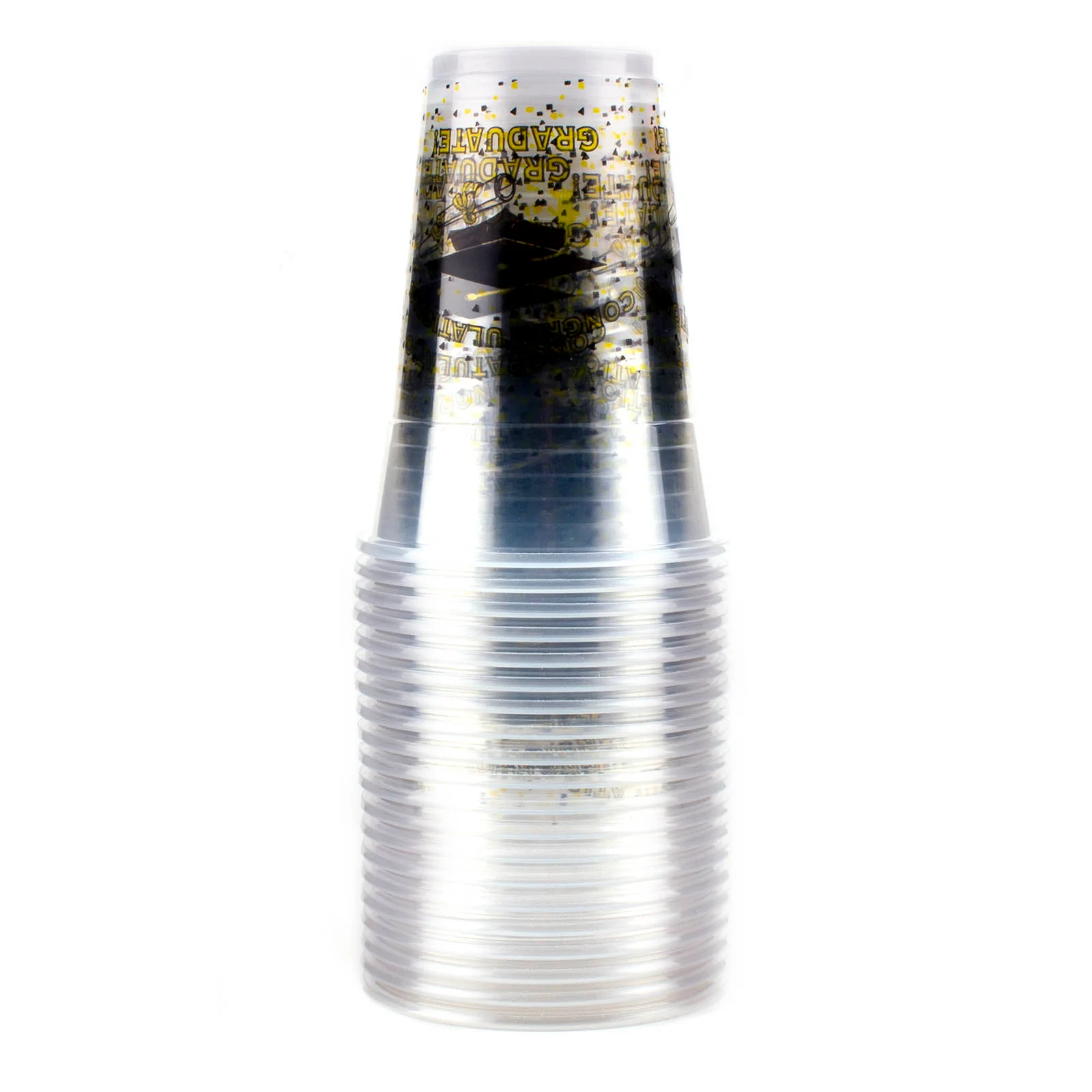 20ct. Graduation Soft Plastic Cups - 16 ounce - Image 3