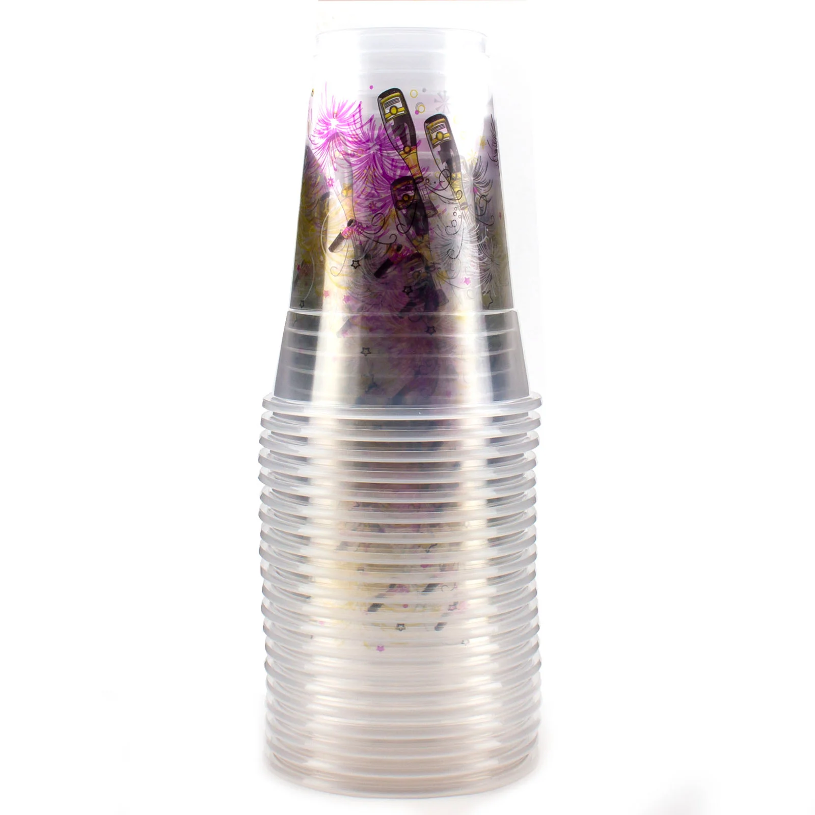 20ct New Years Plastic Cup - 16 ounce - Image 3