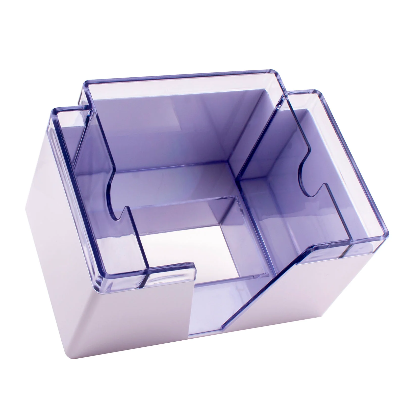 3 COMPARTMENT NAPKIN BAR CADDY - WHITE AND CLEAR - Image 3