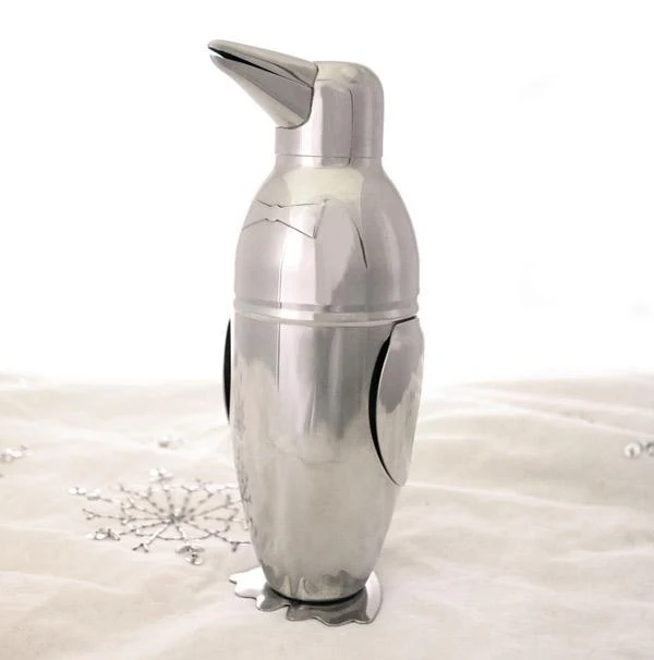 3 Piece Penguin Cocktail Shaker - Image 6