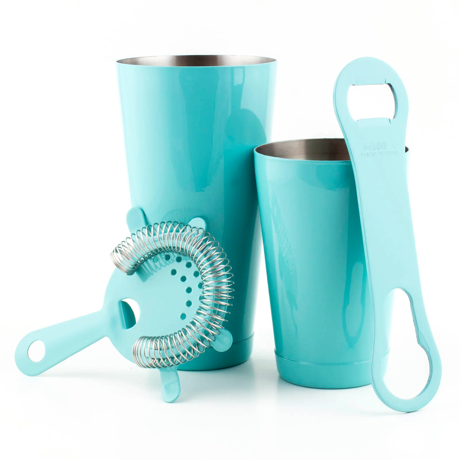 4 piece Bar Set with V-Rod® - Mint Blue