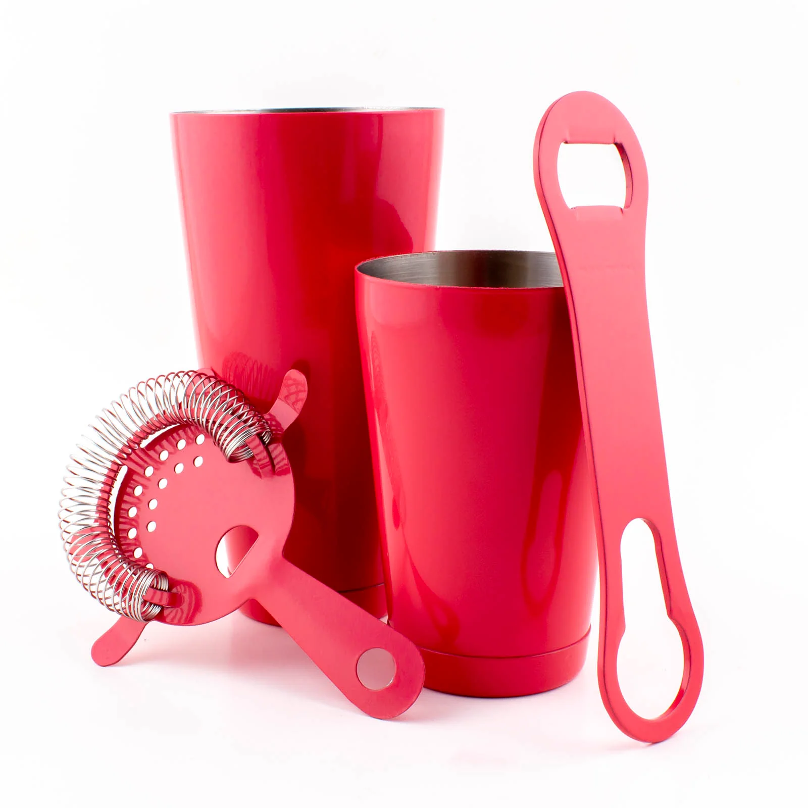 4 piece Bar Set with V-Rod® - Rose Pink
