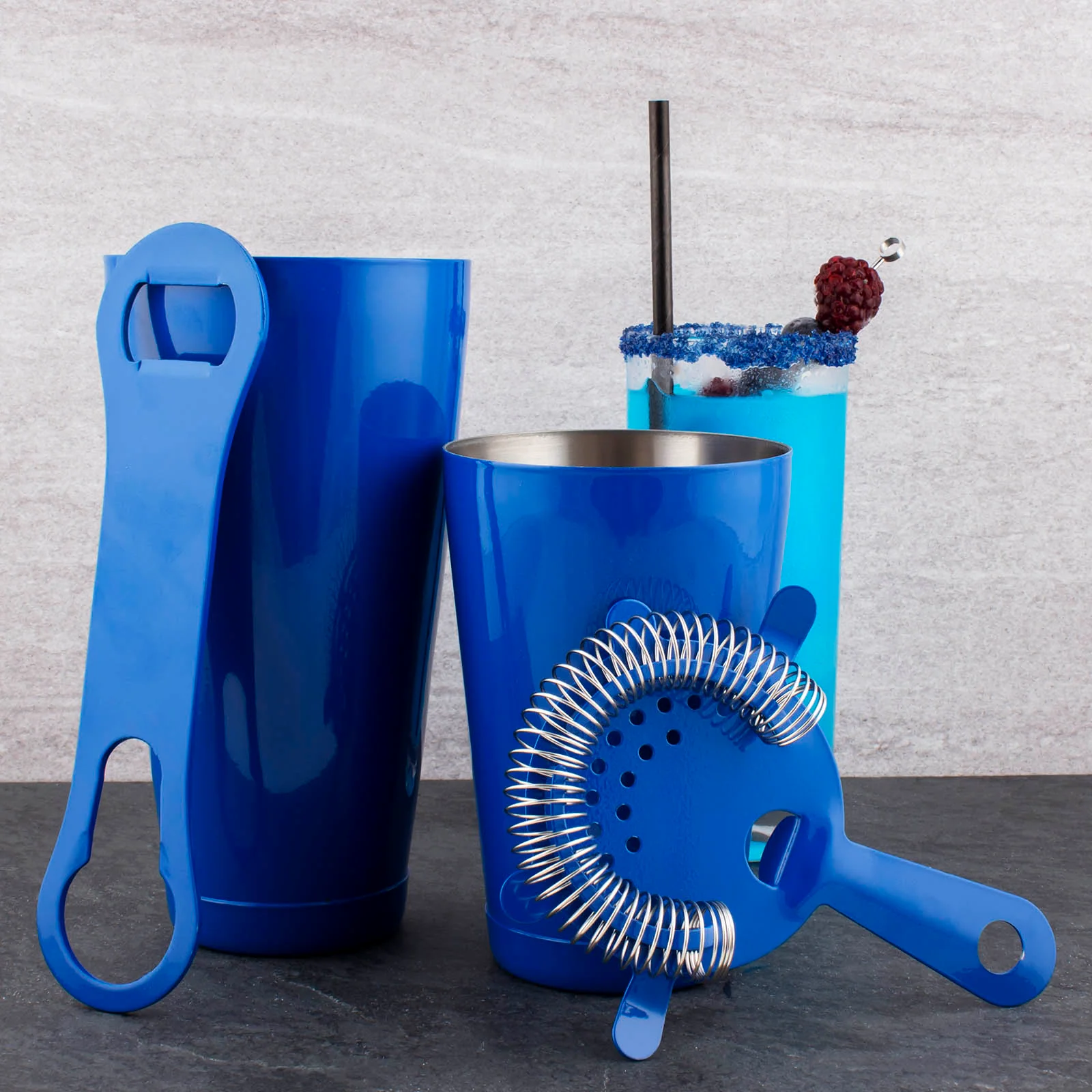 4 piece Bar Set with V-Rod® - Signal Blue - Image 3
