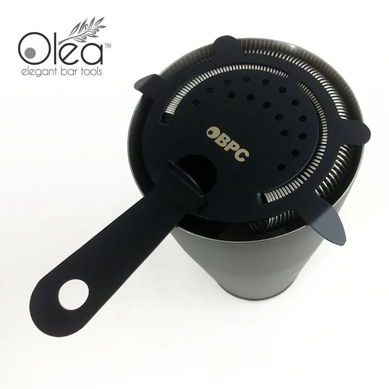 Olea™ 4 Prong Cocktail Strainer - Matte Black - Image 3