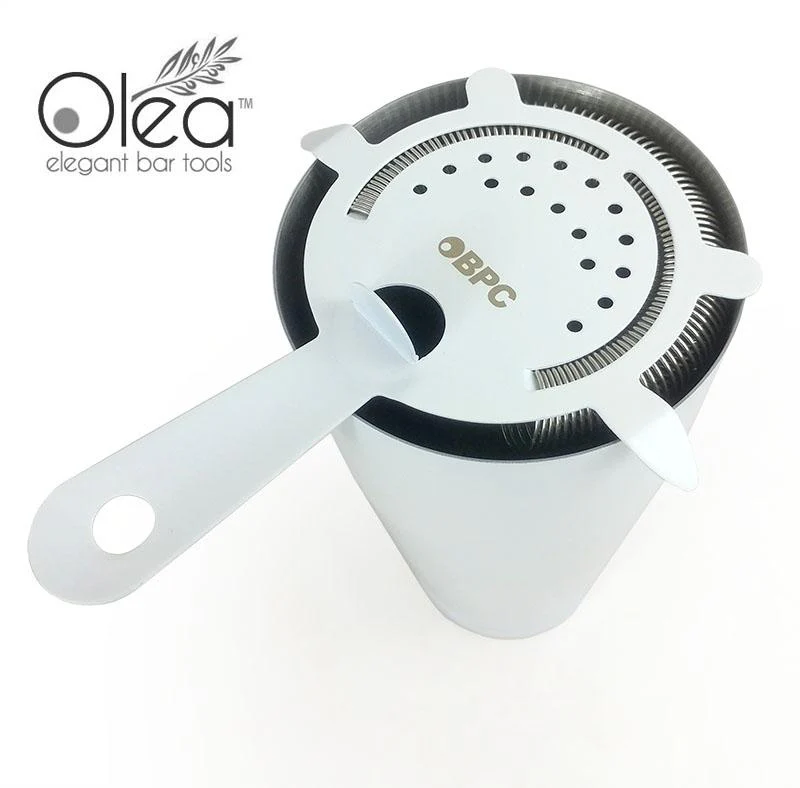 Olea™ 4 Prong Cocktail Strainer - Matte White - Image 3