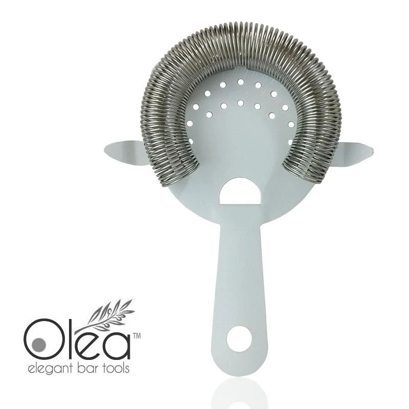 Olea™ 4 Prong Cocktail Strainer - Matte White - Image 4