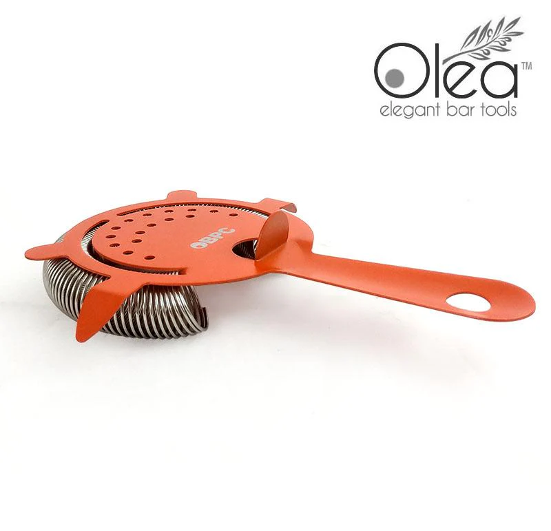 Olea™ 4 Prong Cocktail Strainer - Metallic NEON Orange - Image 4