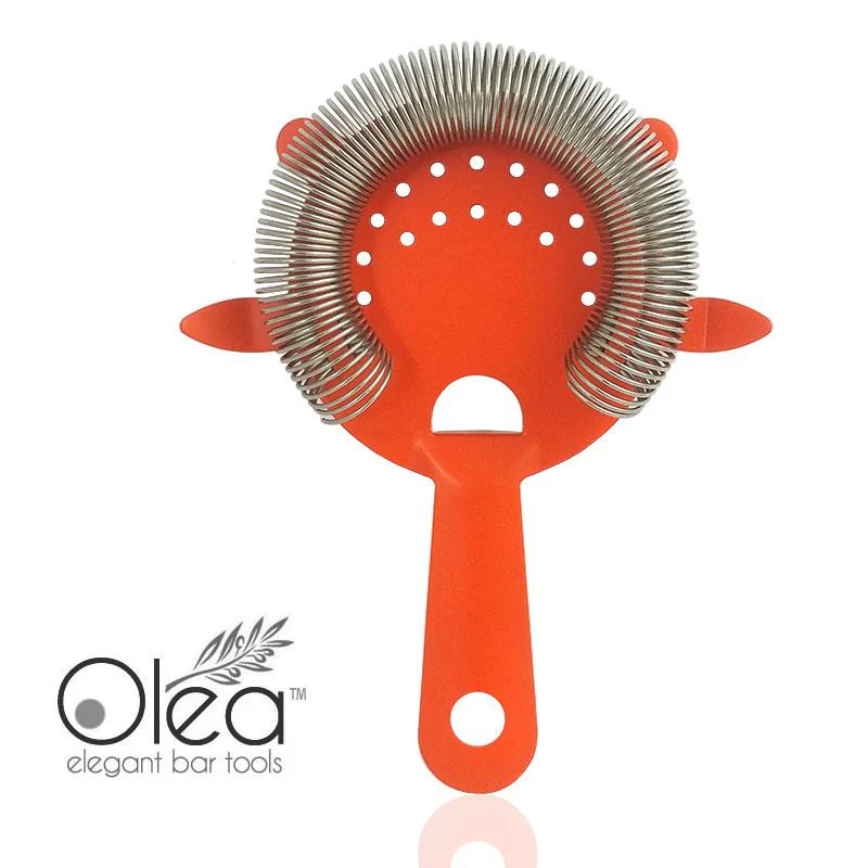 Olea™ 4 Prong Cocktail Strainer - Metallic NEON Orange - Image 5