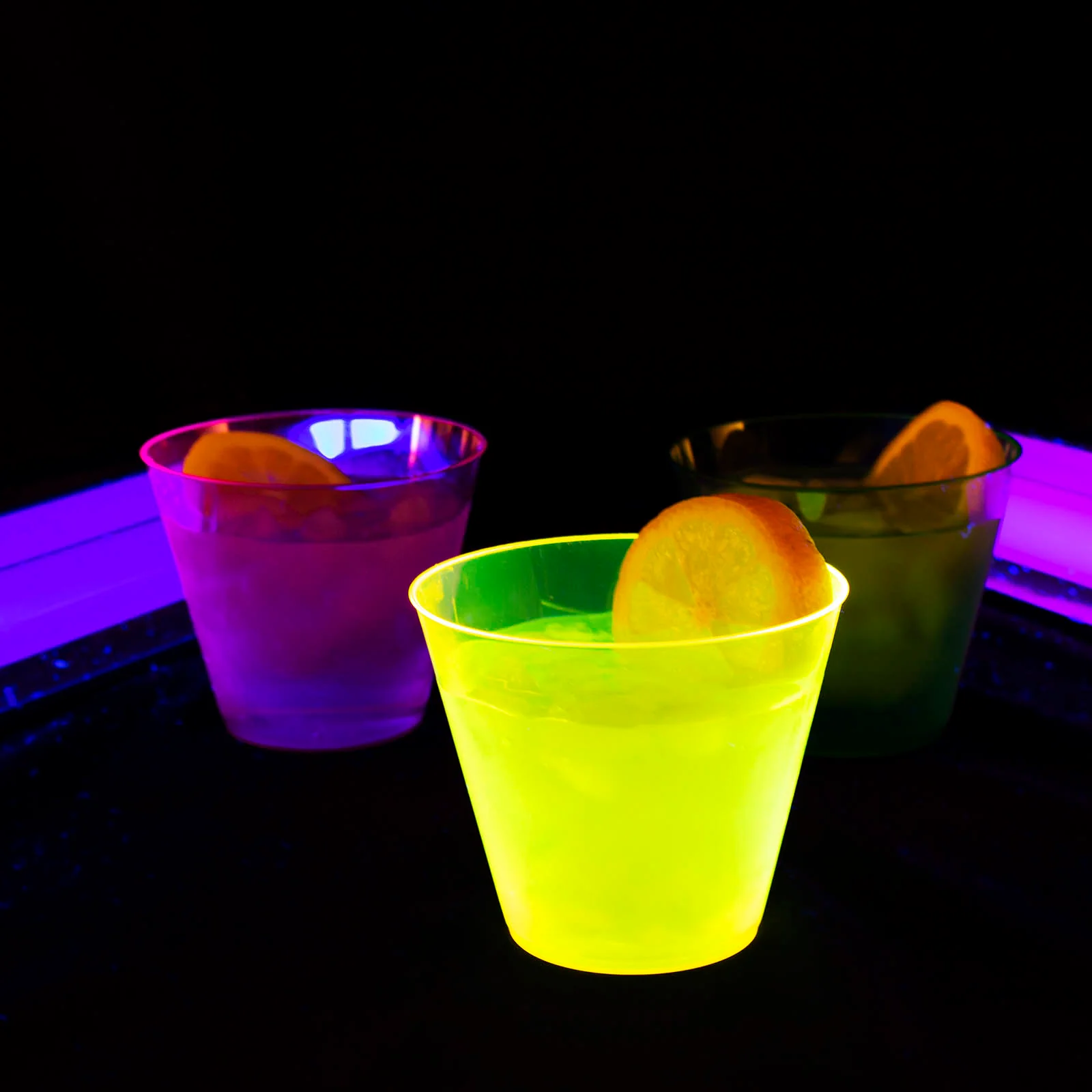 50 count - Assorted Neon Tumblers  - 9 ounce - Image 3