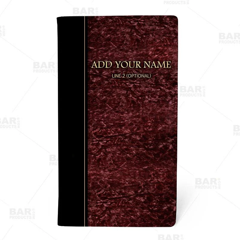 ADD YOUR NAME - Crushed Velvet Check Presenter - Image 4