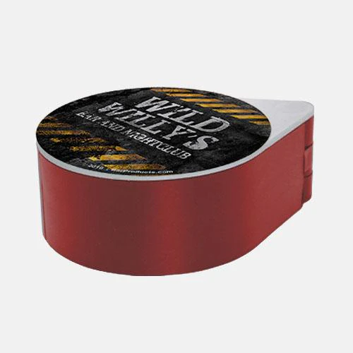 ADD YOUR NAME - Custom Hazard Grunge Glass Rimmer Lid - Image 4