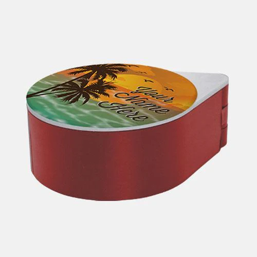 ADD YOUR NAME - Custom Sunset Design Glass Rimmer Lid - Image 4