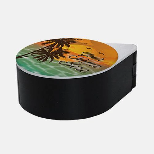 ADD YOUR NAME - Custom Sunset Design Glass Rimmer Lid - Image 5