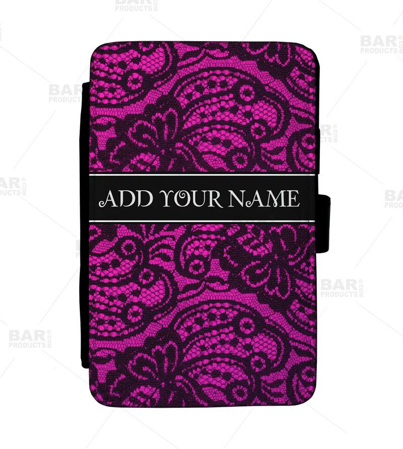 ADD YOUR NAME Sexy Lace Guest Check Pad Holder - Image 3