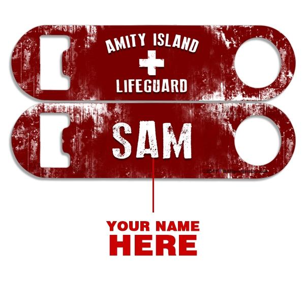 Add Your Name - Skinny Mini Bottle Opener - Amity Island Lifeguard - Image 2