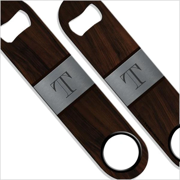 ADD YOUR NAME SPEED Bottle Opener – Wood Monogram - Image 2