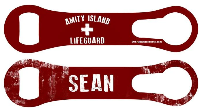 ADD YOUR NAME V-Rod® Bottle Opener – Amity Island Lifeguard - Image 2