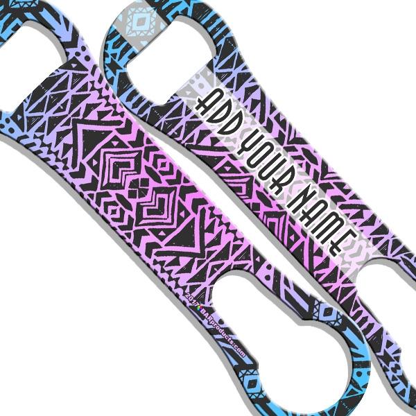 ADD YOUR NAME V-Rod® Bottle Opener – Boho Aztec - Image 3