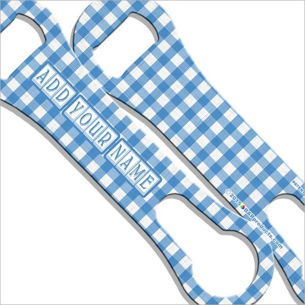 V-ROD® Bottle Opener – CUSTOMIZABLE Plaid Pattern – Several Color Options - Image 6