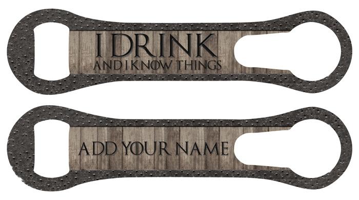 ADD YOUR NAME V-Rod® Bottle Opener – I Drink - Image 2