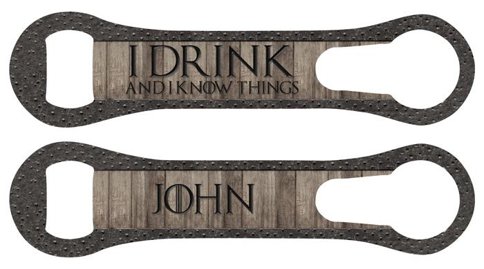 ADD YOUR NAME V-Rod® Bottle Opener – I Drink - Image 3