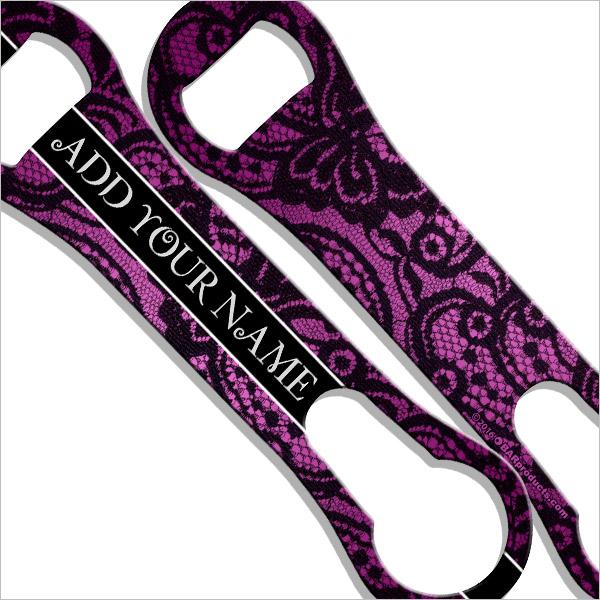ADD YOUR NAME V-Rod® Bottle Opener – Sexy Lace - Image 4