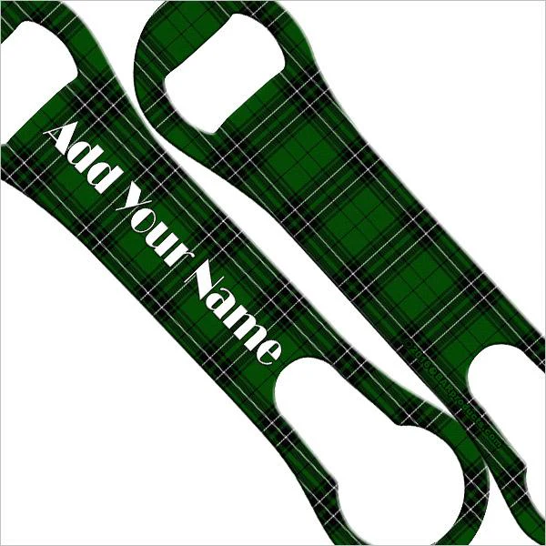 ADD YOUR NAME V-Rod® Bottle Opener – Winter Plaids - Image 2