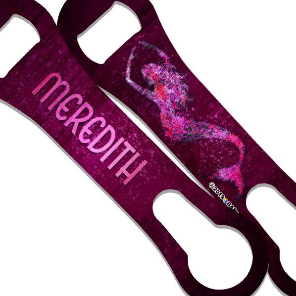 "ADD YOUR NAME" V-ROD® Bottle Opener – Grunge Mermaid – Several Color Options - Image 5