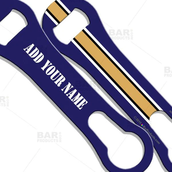 ADD YOUR NAME V-Rod® Bottle Opener - Sports Theme (Several Colors Available) - Image 3