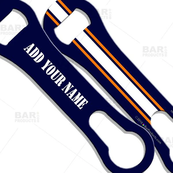 ADD YOUR NAME V-Rod® Bottle Opener - Sports Theme (Several Colors Available) - Image 4