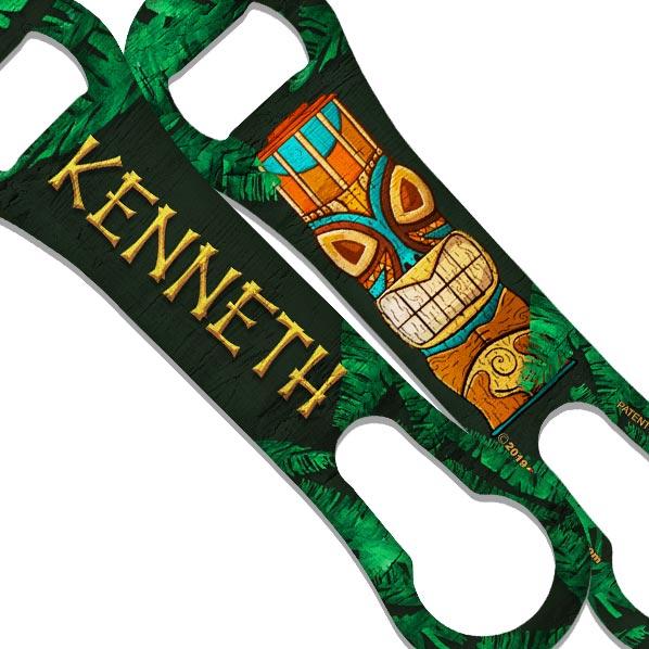 "ADD YOUR NAME" V-ROD® Bottle Opener – Tiki Idol – Several Color Options - Image 3