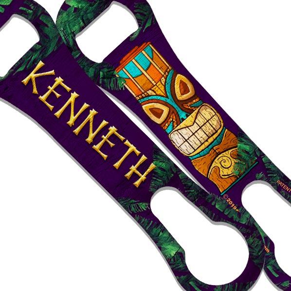 "ADD YOUR NAME" V-ROD® Bottle Opener – Tiki Idol – Several Color Options - Image 5