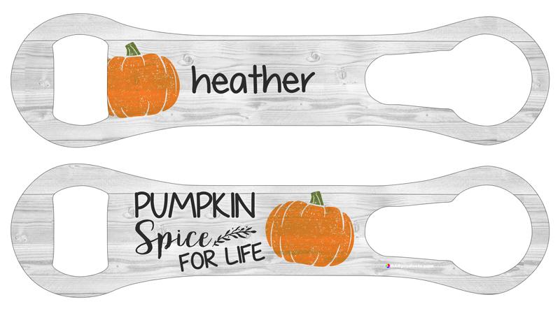 Pumpkin Spice V-Rod® Bottle Opener – ADD YOUR NAME - Image 2