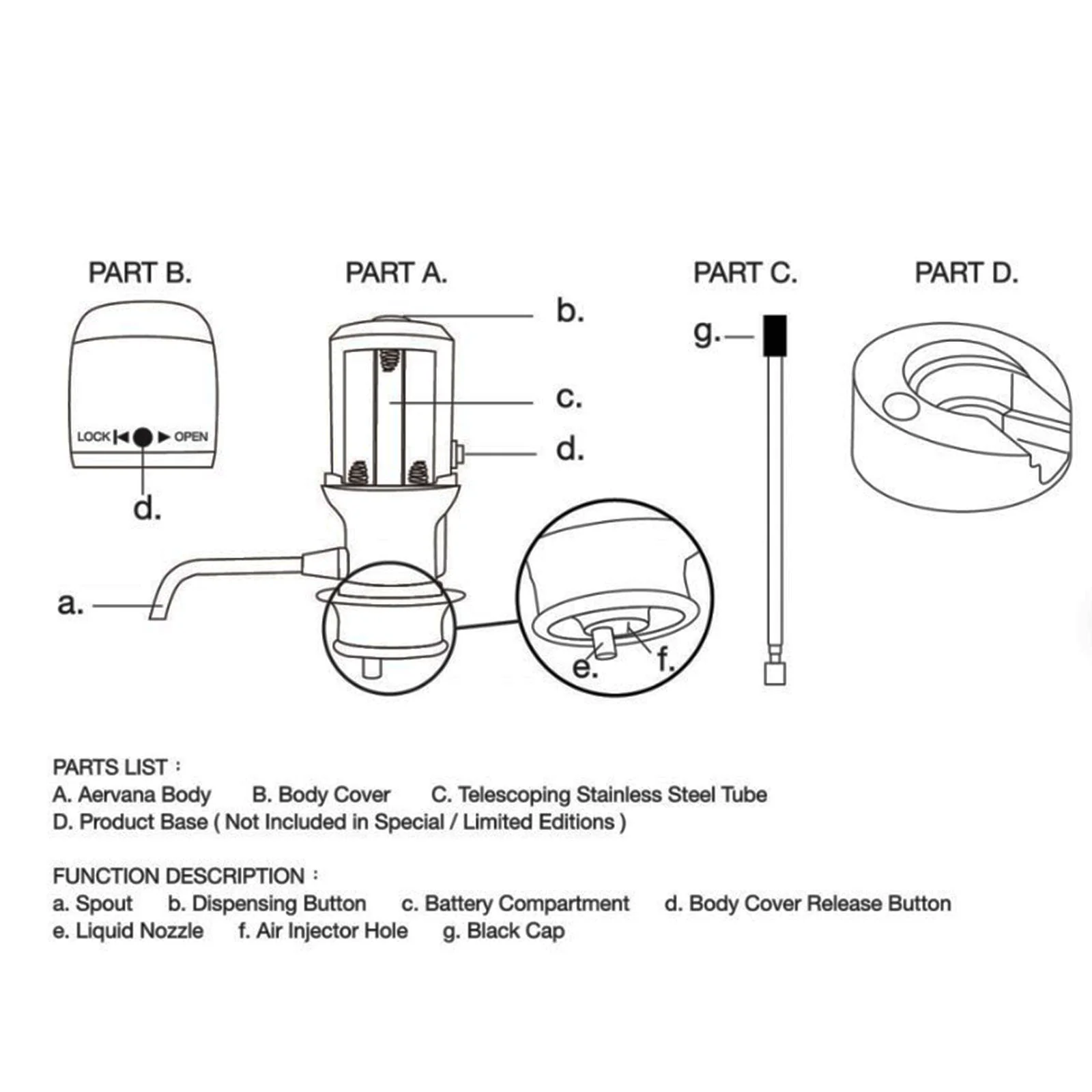 Aervana - The Original Electric Wine Aerator - Image 5