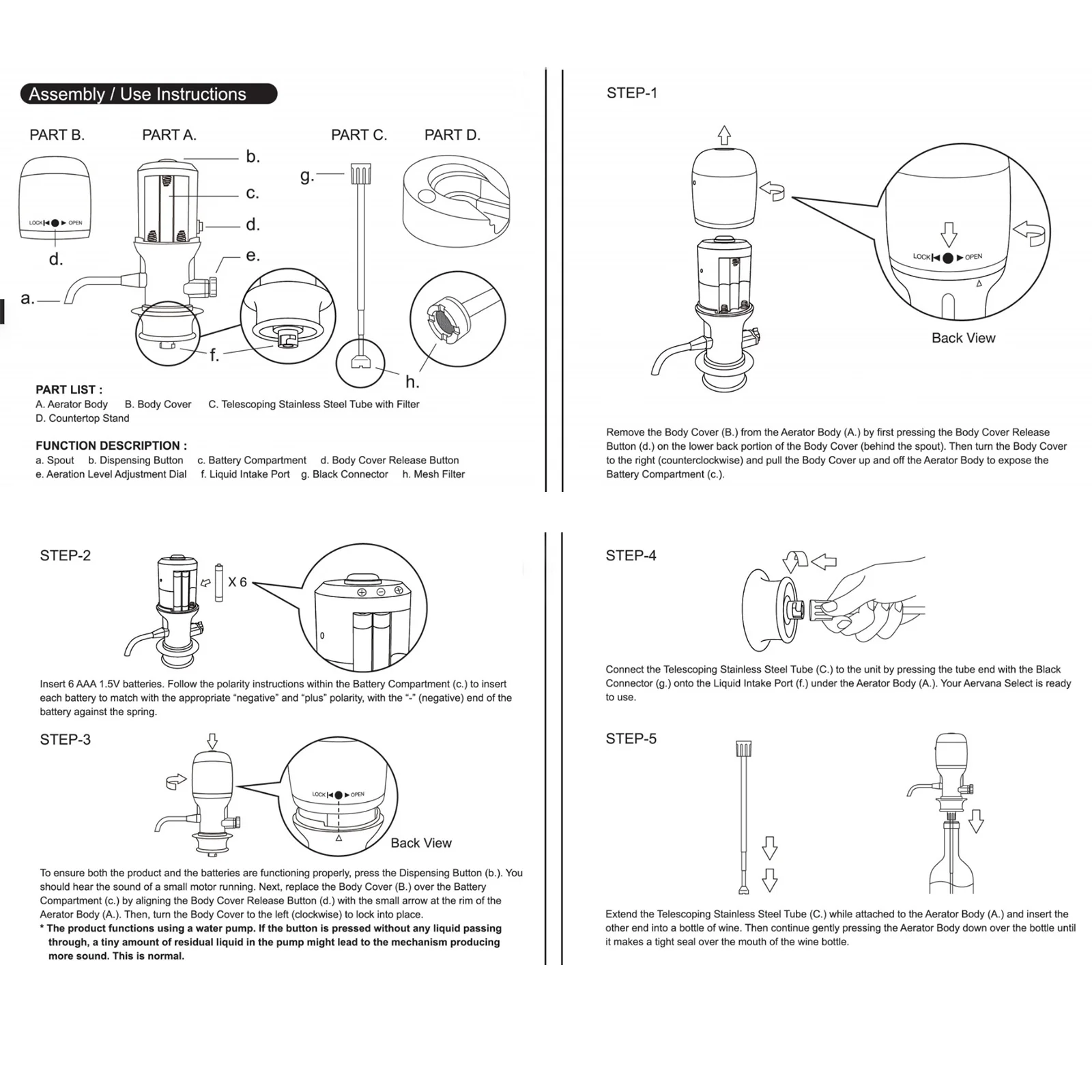 Aervana The Select Electric Wine Aerator - Image 7