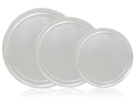 Aluminum Wide Rim Pizza Tray - Size Options - Image 2